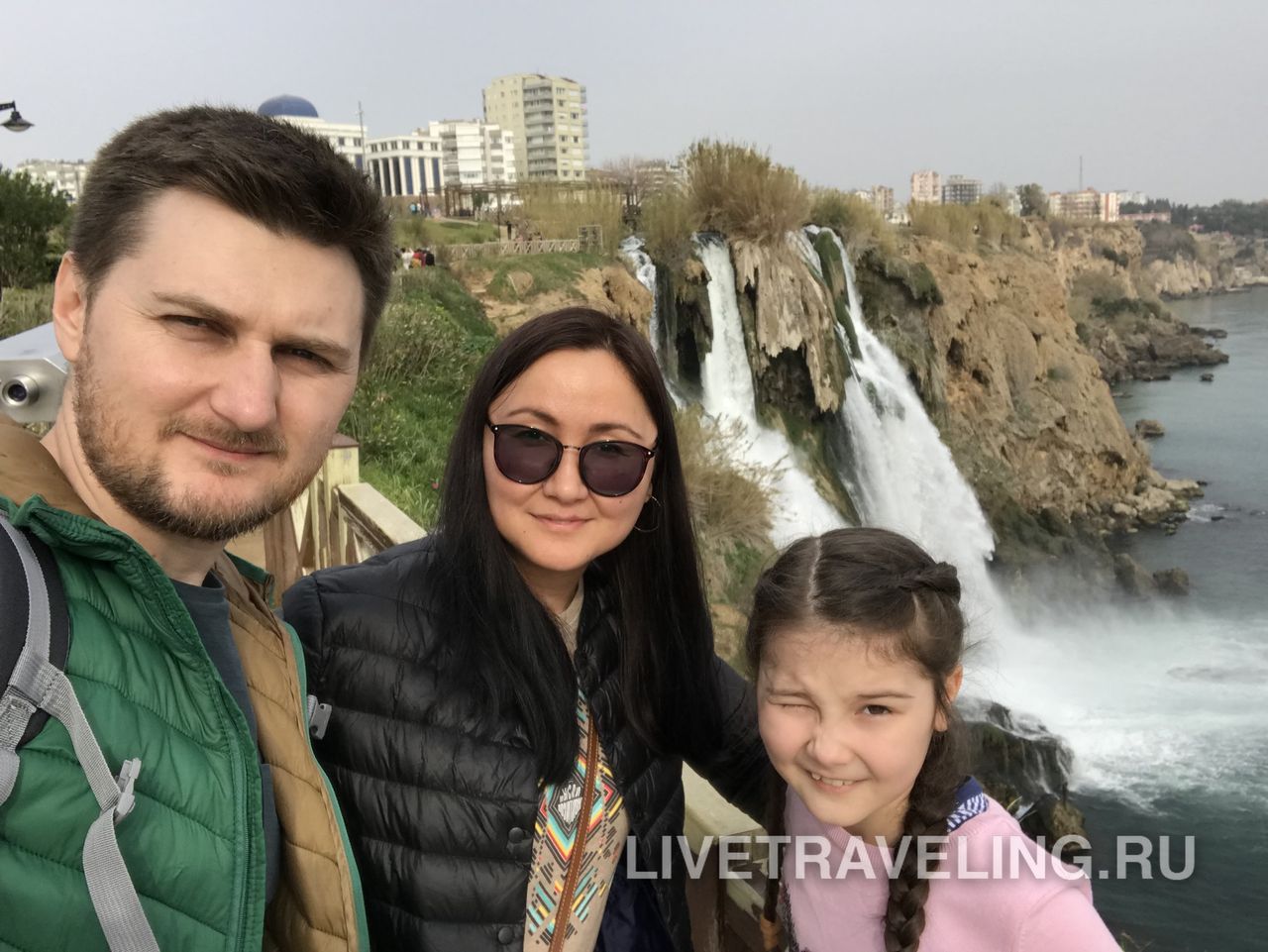 Водопад Нижний Дюден в Анталии